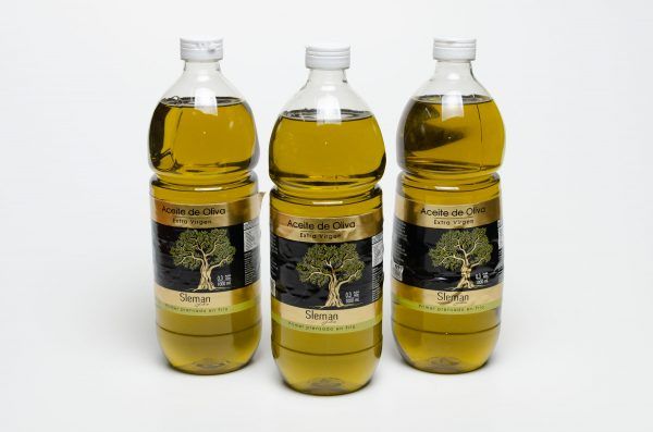 Aceite de oliva sleman plastico