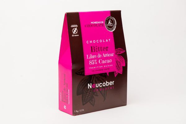 Chocolate Bitter Libre de Azucar 85_ Cacao NEUCOBER 01